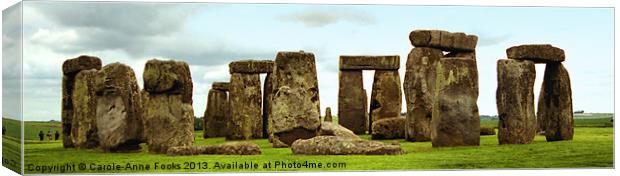 Stonehenge Panorama Canvas Print by Carole-Anne Fooks