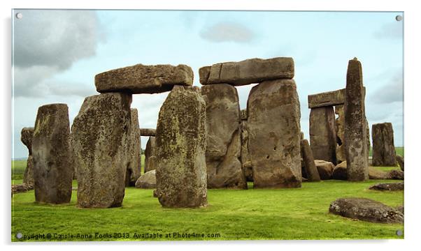 Stonehenge Acrylic by Carole-Anne Fooks