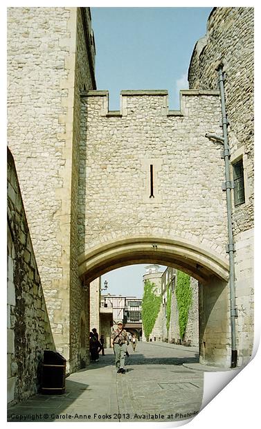 The Tower of London Print by Carole-Anne Fooks