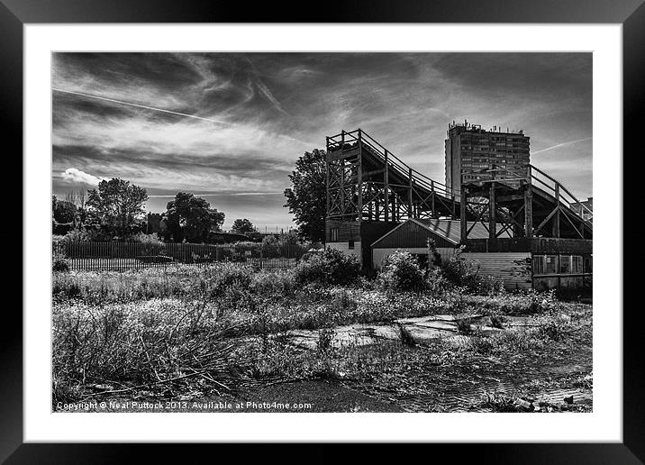 Broken Dreamland Framed Mounted Print by Neal P