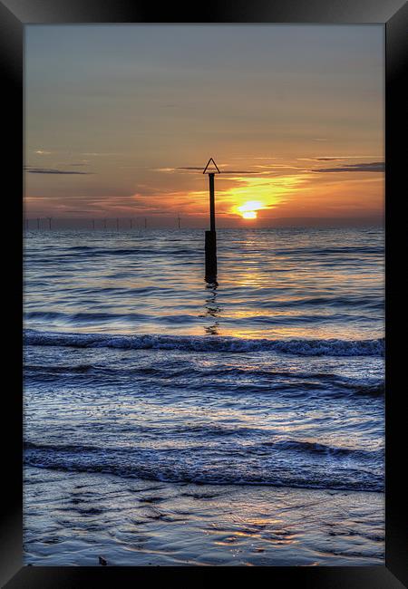 Ocean Sunset Framed Print by Ian Mitchell