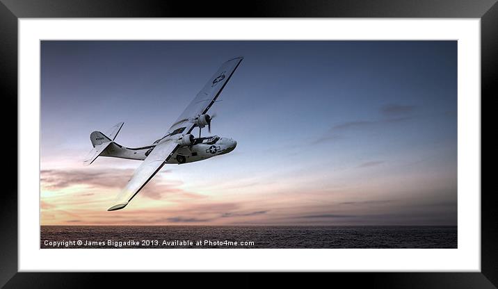 Catalina Rescue Framed Mounted Print by J Biggadike