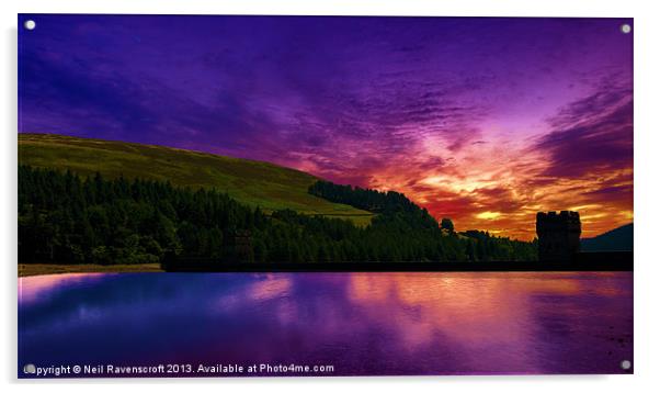 Dawn at Derwent 2 Acrylic by Neil Ravenscroft