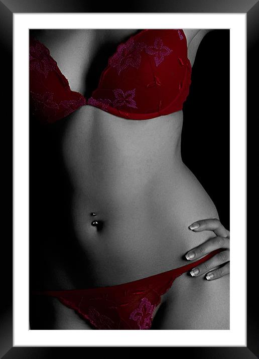 Red Underwear Framed Mounted Print by Stephen Hayes