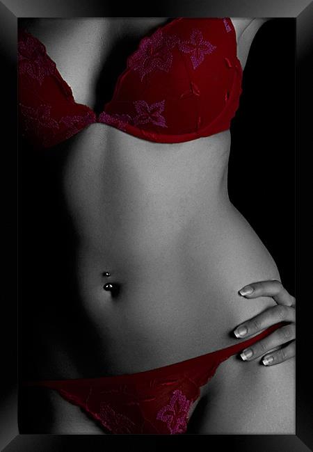Red Underwear Framed Print by Stephen Hayes