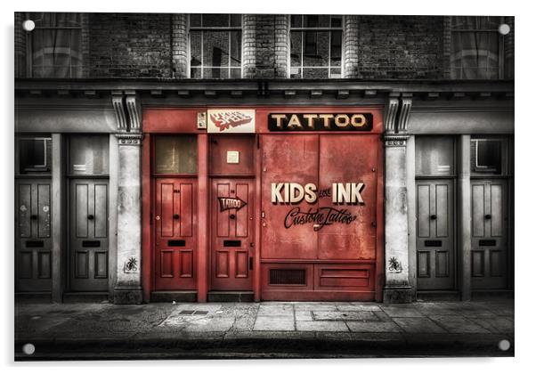 Kids Love INK Acrylic by Jason Green