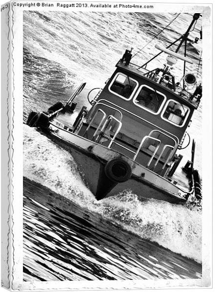 Tug Boat Canvas Print by Brian  Raggatt