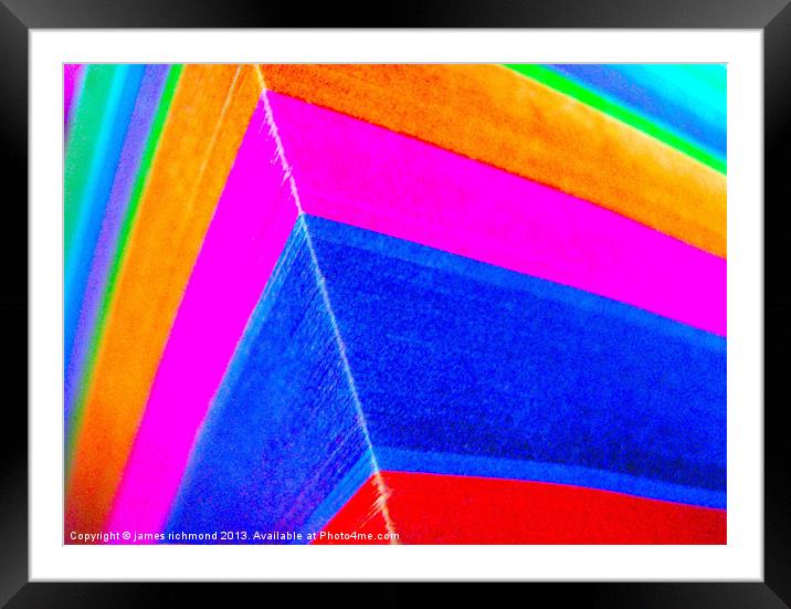 Corner Colours  2 - 5 Framed Mounted Print by james richmond