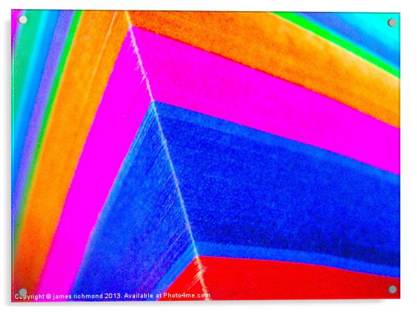 Corner Colours  2 - 5 Acrylic by james richmond