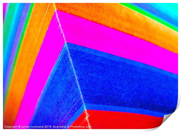 Corner Colours  2 - 5 Print by james richmond