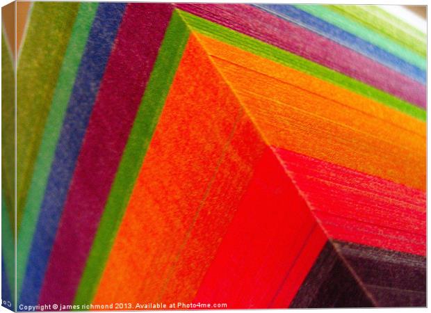 Corner Colours  4 - 5 Canvas Print by james richmond