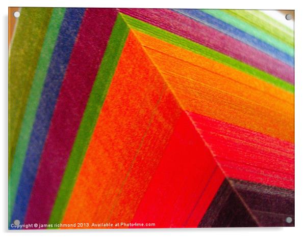 Corner Colours  4 - 5 Acrylic by james richmond