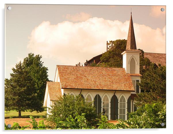 The Church Acrylic by Pics by Jody Adams
