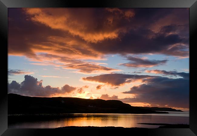 Isle of Skye Sunset Framed Print by Jacqi Elmslie