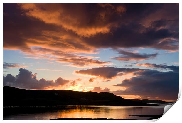 Isle of Skye Sunset Print by Jacqi Elmslie