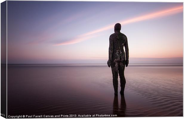Crosby iron man Canvas Print by Paul Farrell Photography