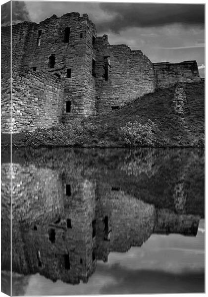 castle with lake Canvas Print by Robert Bennett