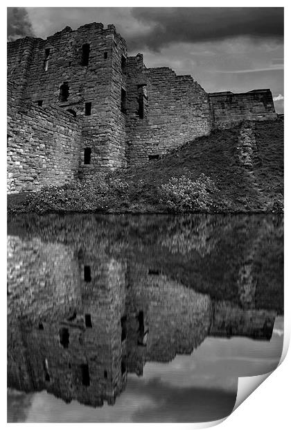 castle with lake Print by Robert Bennett