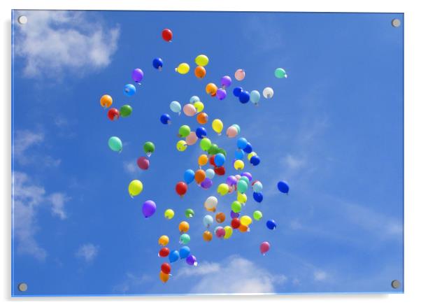 Balloon Race Acrylic by David Hare