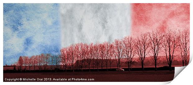 Memories of France Print by Michelle Orai