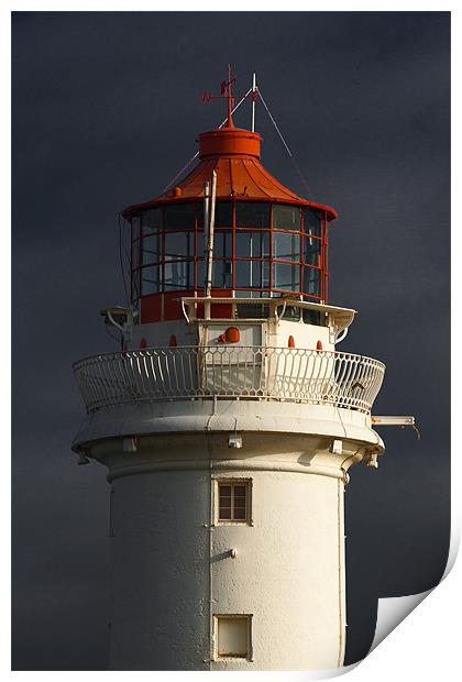New Brighton Lighthouse Print by Rob Lester