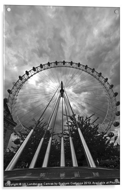London Eye Acrylic by Graham Custance