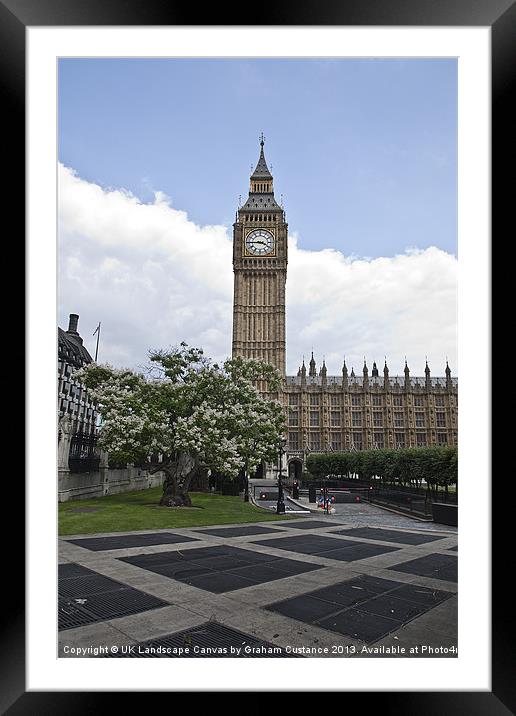 Big Ben Framed Mounted Print by Graham Custance