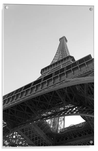 Eiffel Tower Acrylic by Rebecca Giles