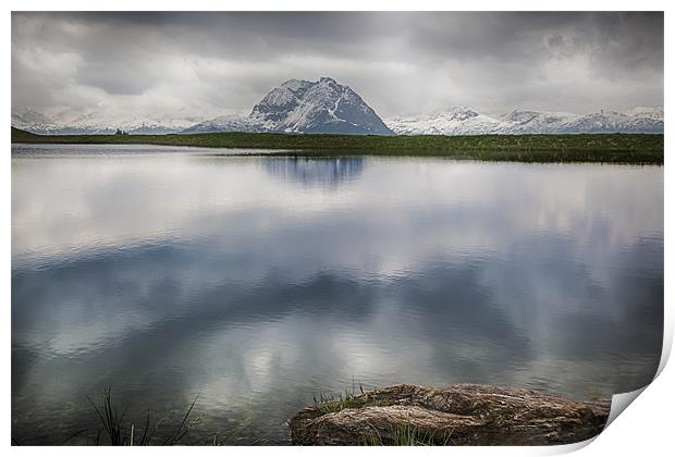 Mountain Lake Reflection Print by Nigel Jones
