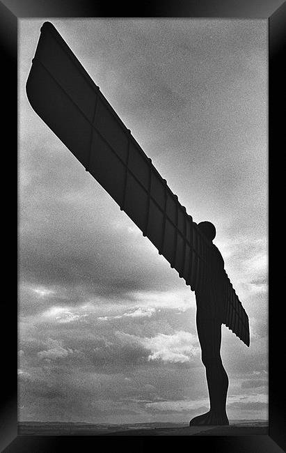 Angel of the North Framed Print by Stephen Hayes