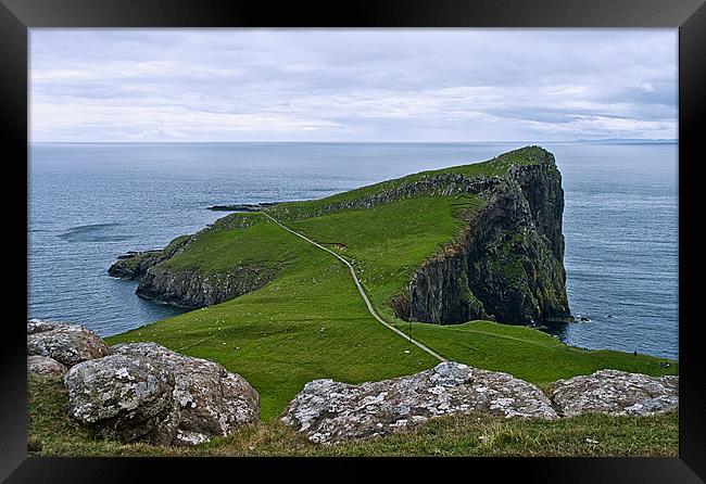 Neist Point, Isle of Skye Framed Print by Jacqi Elmslie