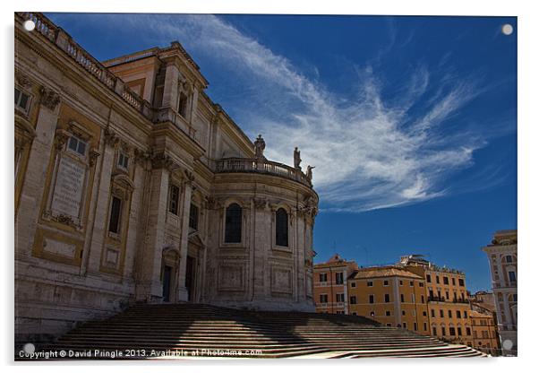 Basilica di Santa Maria Maggiore Acrylic by David Pringle