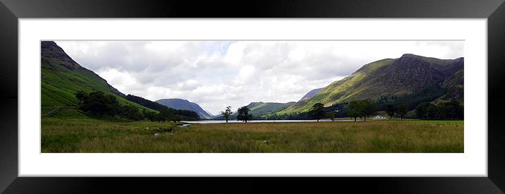 Buttermere Framed Mounted Print by Oliver Gibson