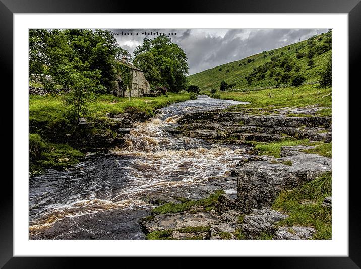 River Wharfe Yorks Dales Framed Mounted Print by Trevor Kersley RIP