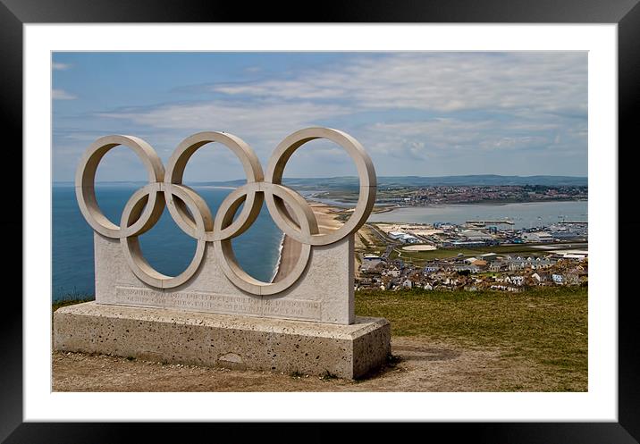 Olympic View Framed Mounted Print by Val Saxby LRPS