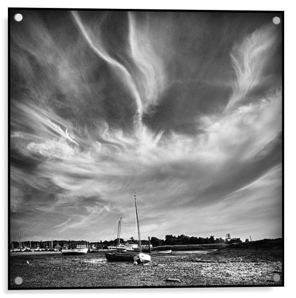 Brancaster Staithe Acrylic by Mike Sherman Photog