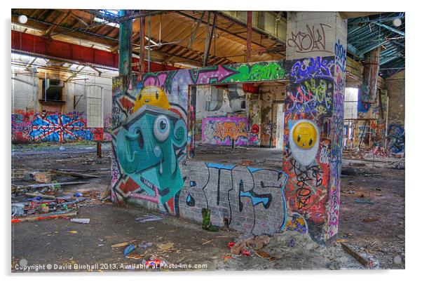 Graffiti Gallery (3) Acrylic by David Birchall