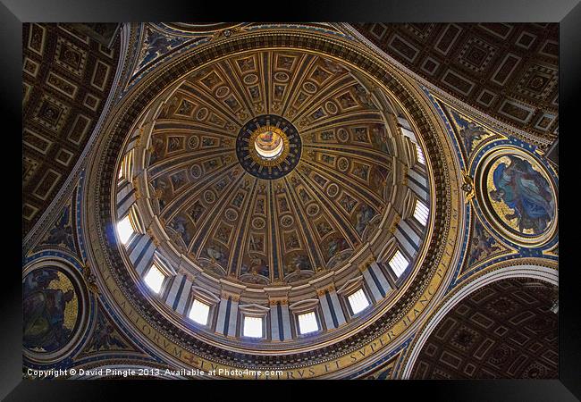 St. Peters Dome Framed Print by David Pringle