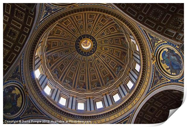 St. Peters Dome Print by David Pringle
