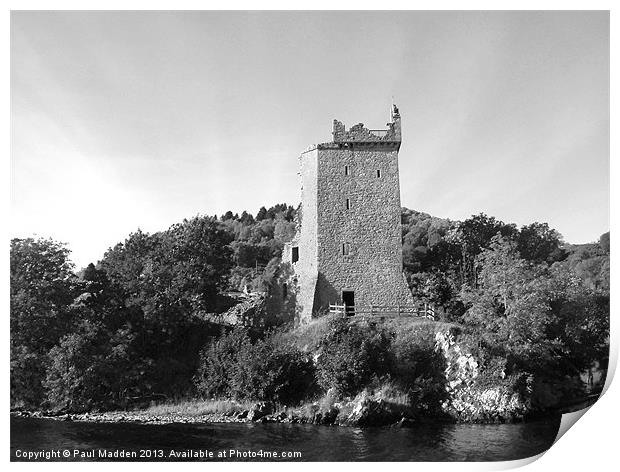 Urquhart Castle - Loch Ness Print by Paul Madden
