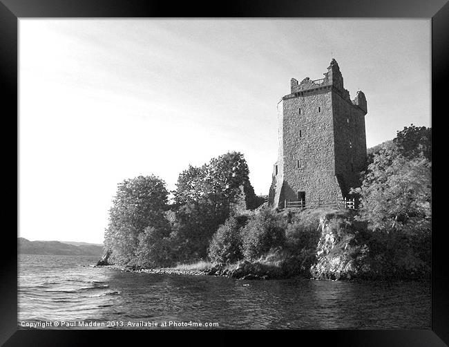 Urquhart Castle Loch Ness Framed Print by Paul Madden