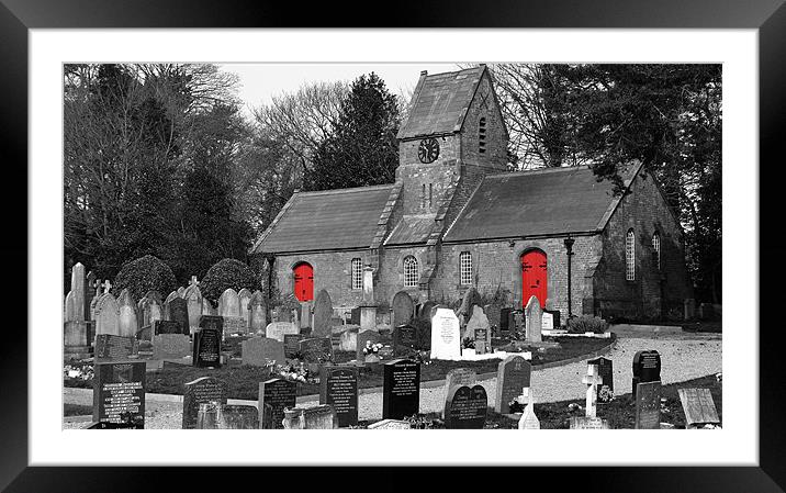 Old Church Framed Mounted Print by Shaun Cope