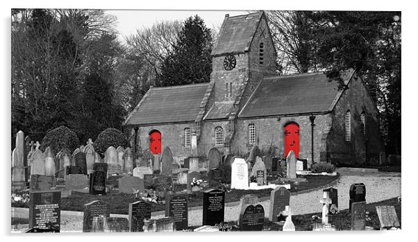 Old Church Acrylic by Shaun Cope