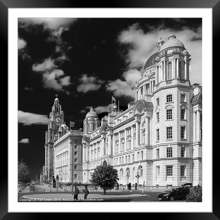 The Three Graces Framed Mounted Print by Rob Lester