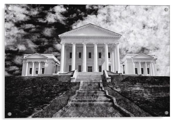 Virginia State Capitol Acrylic by David Hare
