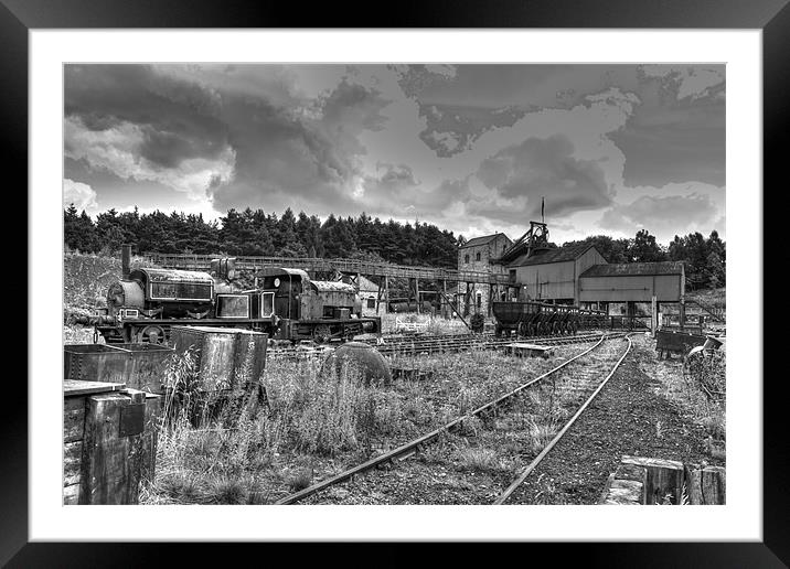 Beamish Museum Coal mine Framed Mounted Print by David French