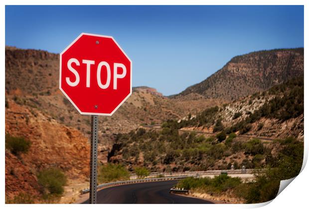 Stop!!! Print by David Hare