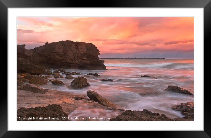 Sunset Dreams  (verson-2) Framed Mounted Print by Matthew Burniston