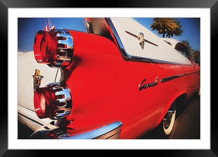 Flying car Framed Mounted Print by David Hare