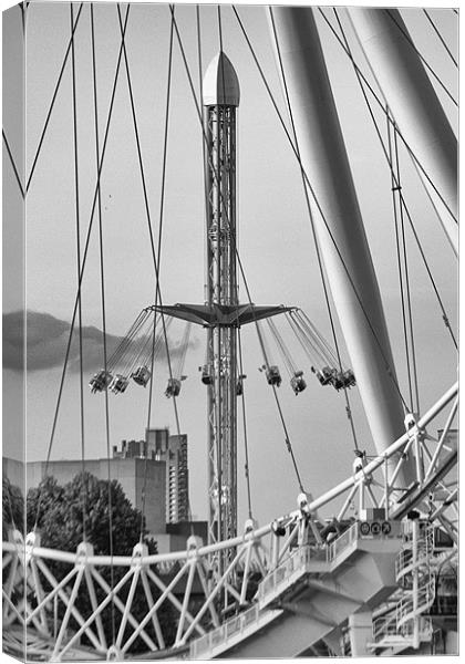 the eye and the swing Canvas Print by Dean Messenger